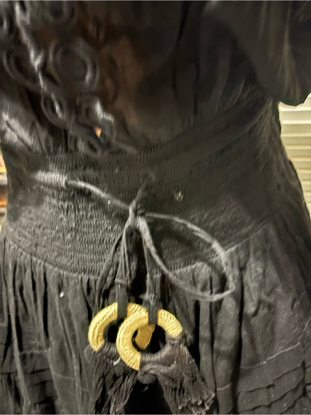Ramy Brook Black Strapless Dress with Crochet Detail - Picture 3 of 7